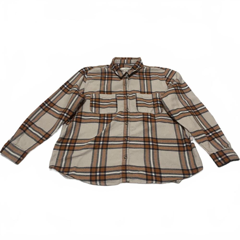 Universal Thread Men's Size Medium Casual Long Sleeve Plaid Shirt